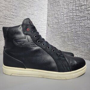 TCX Street Ace Men's Size 13 US Black Leather Waterproof Motorcycle Boots